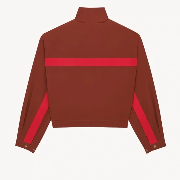 SAINT LAURENT JACKET IN COTTON COGNAC - Picture 4 of 17